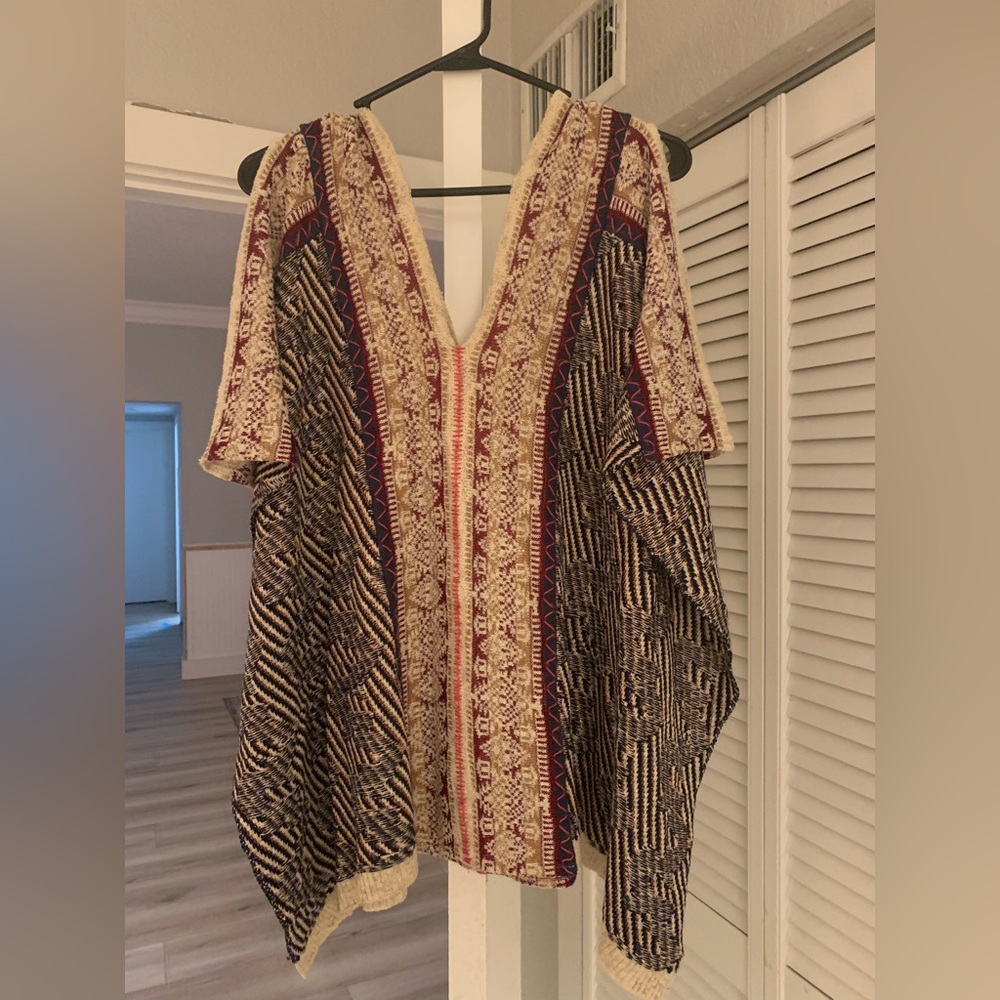 Anthropologie Size S Poncho Sweater